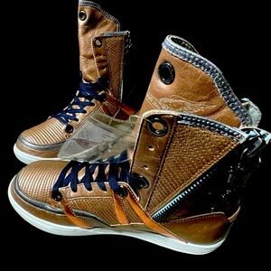 Robin jeans copper sneaker size 10 men no box like new condition